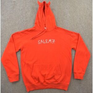 Salem7 Hoodie Sweatshirt Adult Large Goodie Horn Demon Fleece Pullover